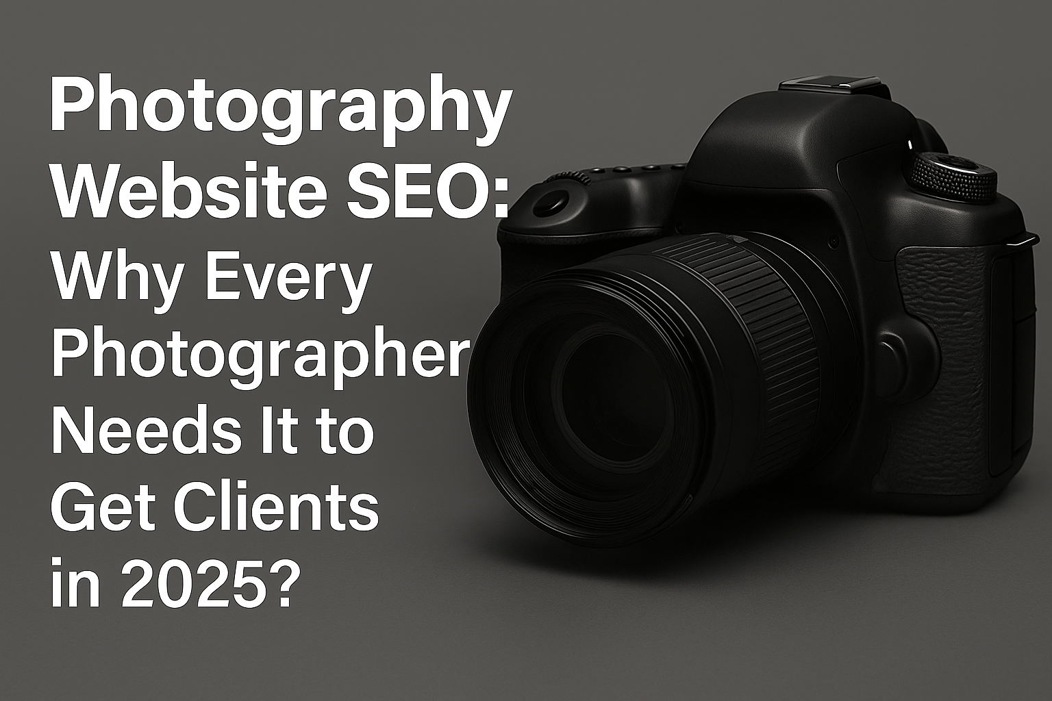 Photography Website SEO: Why Every Photographer Needs SEO to Get Clients