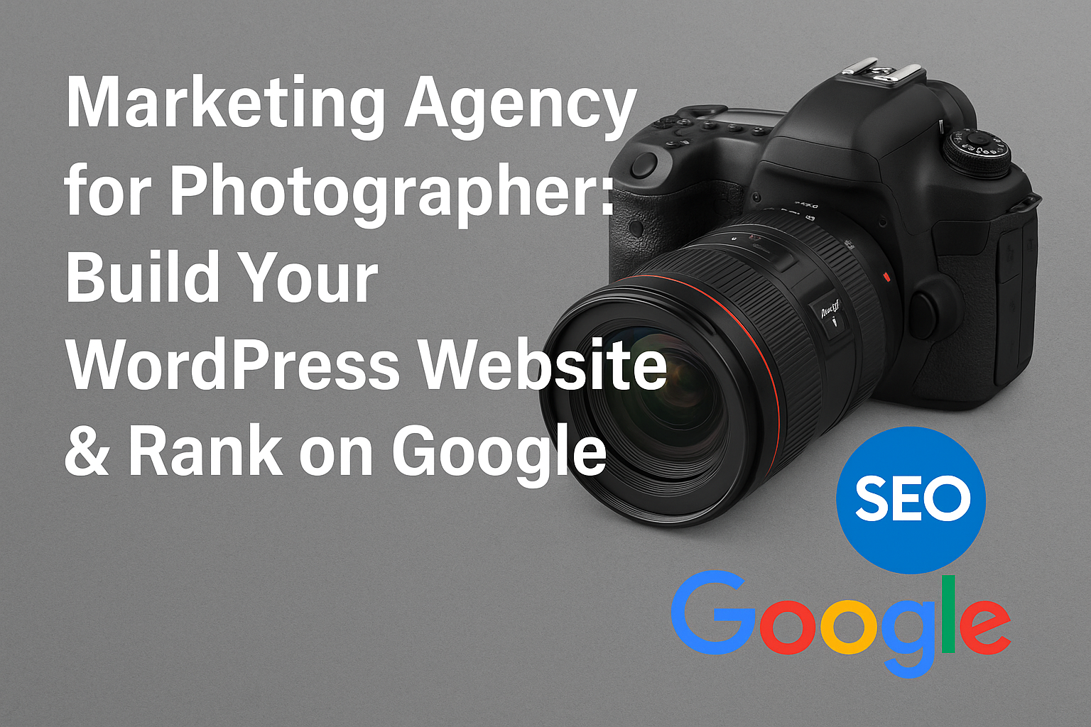 Marketing Agency for Photographers: WordPress Site & Google SEO