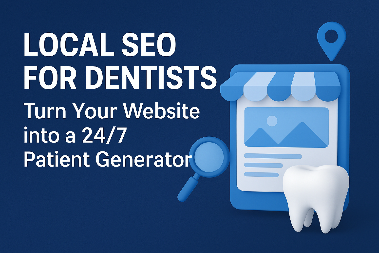 Local SEO for Dentists: Turn Your Website into a 24/7 Patient Generator
